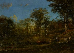Vista de los pastos del Limousin, 1835